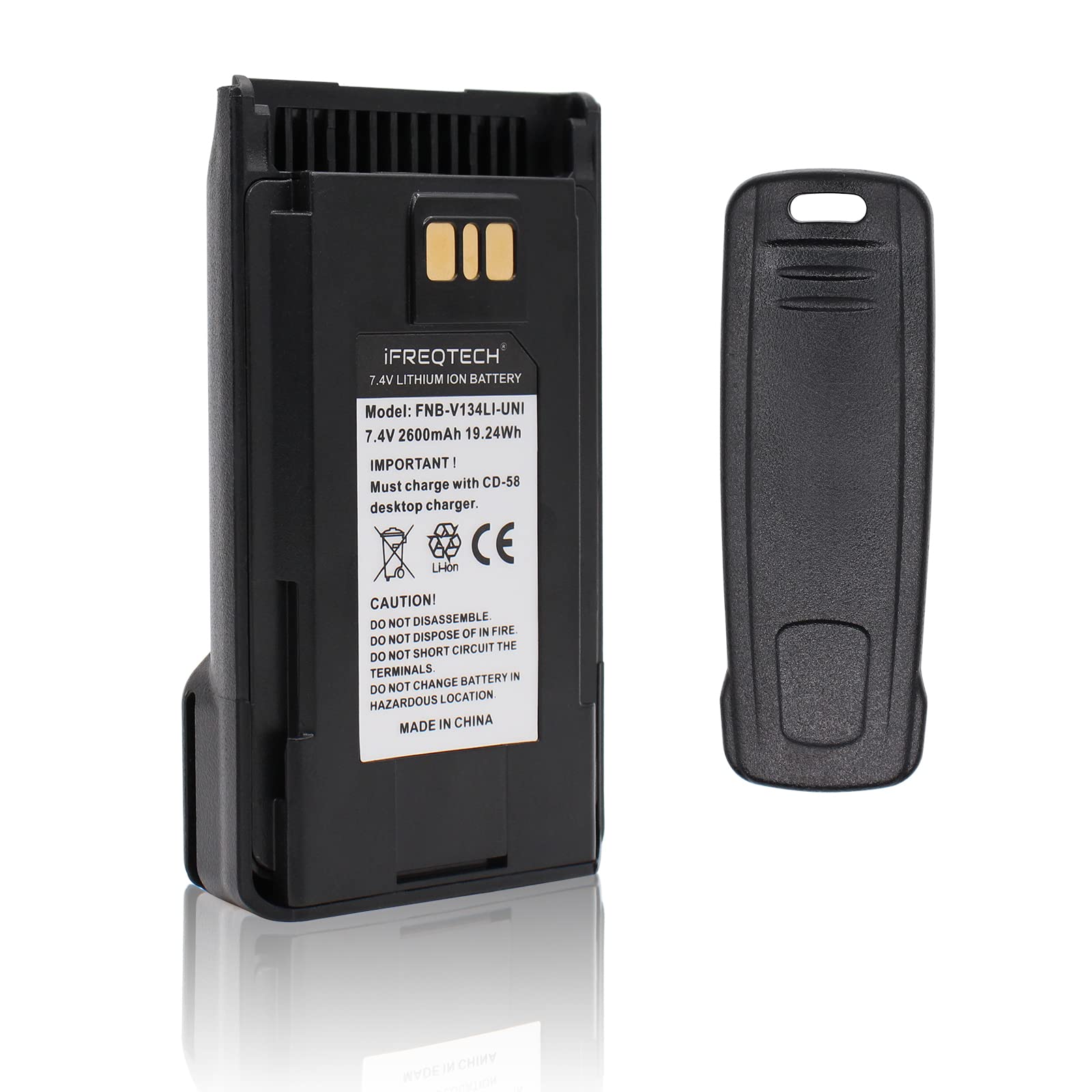 Amazon.com: IFREQTECH FNB-V134LI Battery for Vertex Standard VX